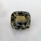 3.52 Carat Cushion Natural Green Sapphire
