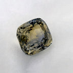 3.52 Carat Cushion Natural Green Sapphire