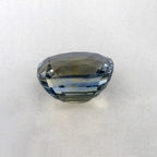 3.52 Carat Cushion Natural Green Sapphire