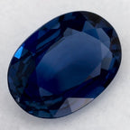 0.72 Carat Oval Natural Blue Sapphire