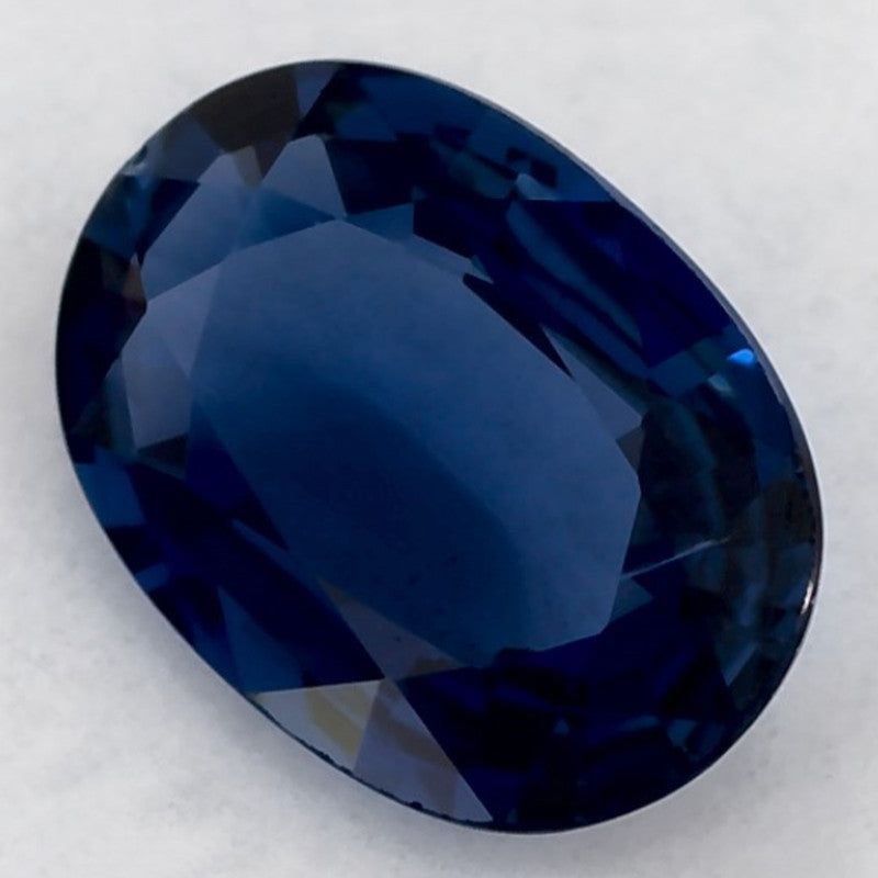 0.72 Carat Oval Natural Blue Sapphire