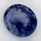 6.84 Carat Oval Natural Blue Sapphire