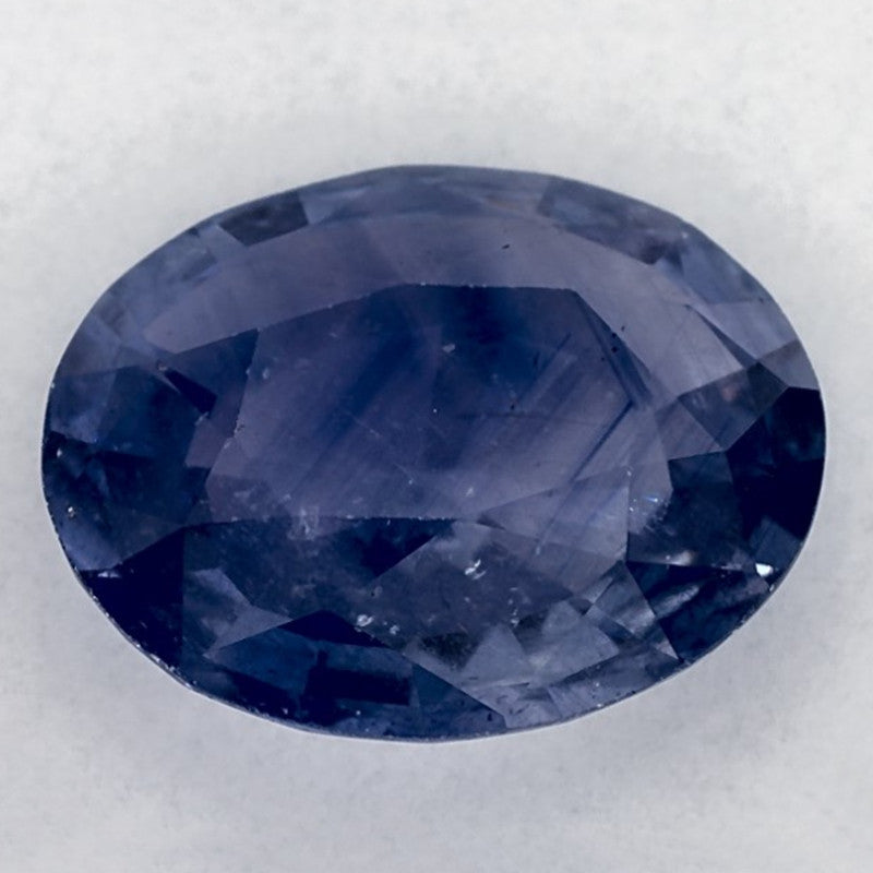 6.84 Carat Oval Natural Blue Sapphire