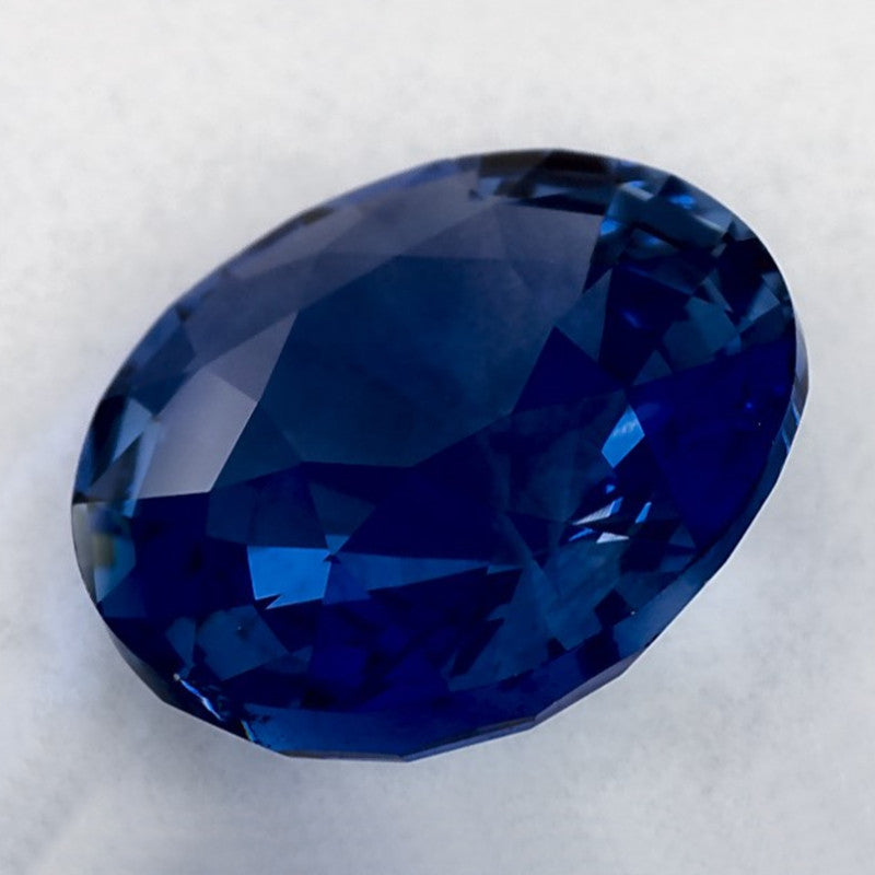 5.11 Carat Round Natural Blue Sapphire
