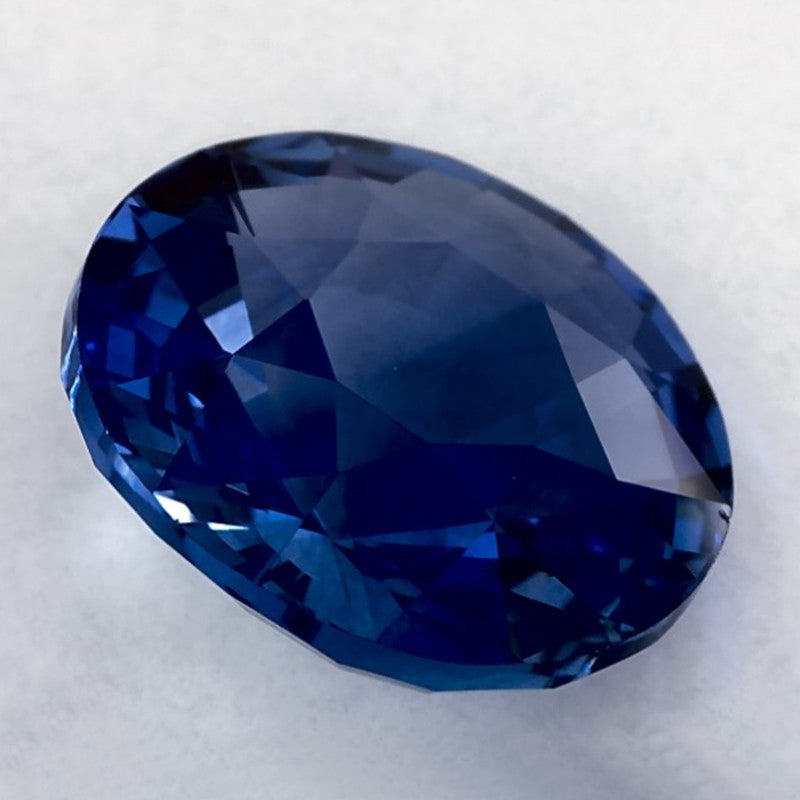 5.11 Carat Round Natural Blue Sapphire