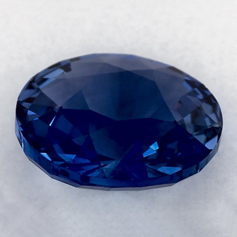 5.11 Carat Round Natural Blue Sapphire