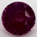 3.66 Carat Round Natural Pink Sapphire