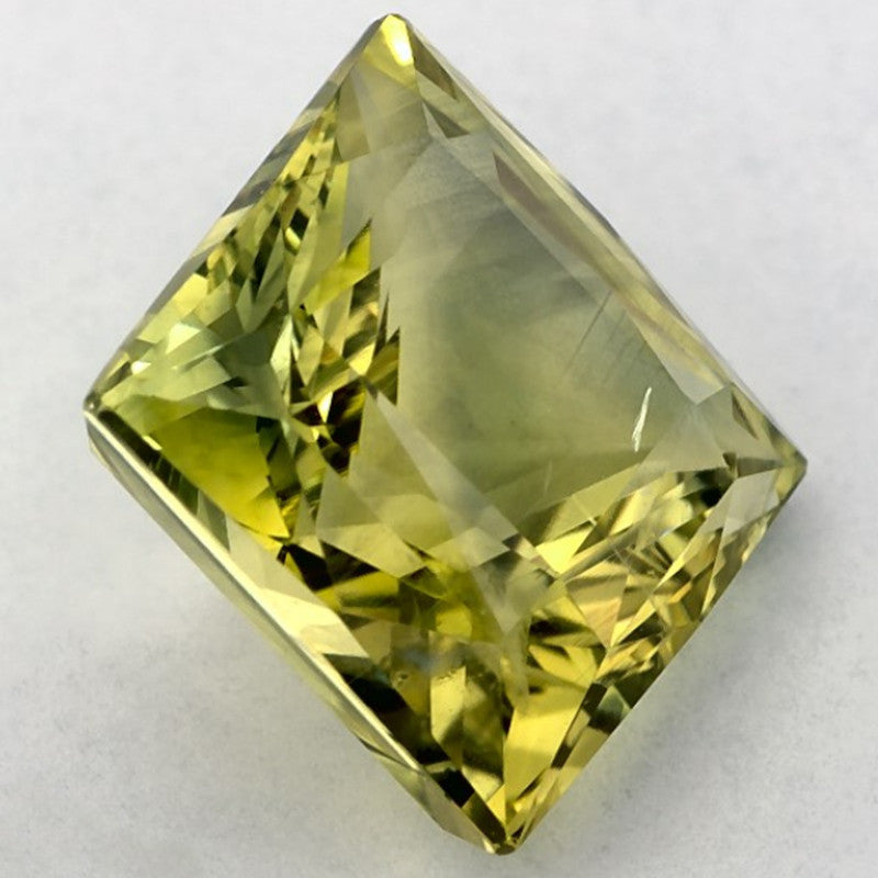 5.01 Carat Princess Natural Green Sapphire
