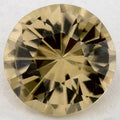 1.09 Carat Round Natural Yellow Sapphire
