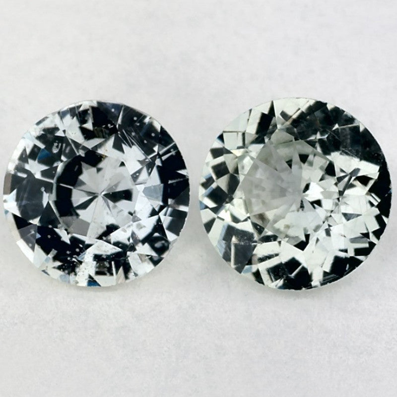 1.55 Carat Round Natural Green Sapphire