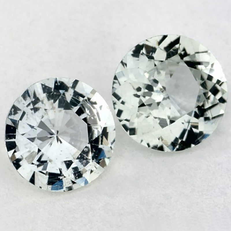 1.55 Carat Round Natural Green Sapphire