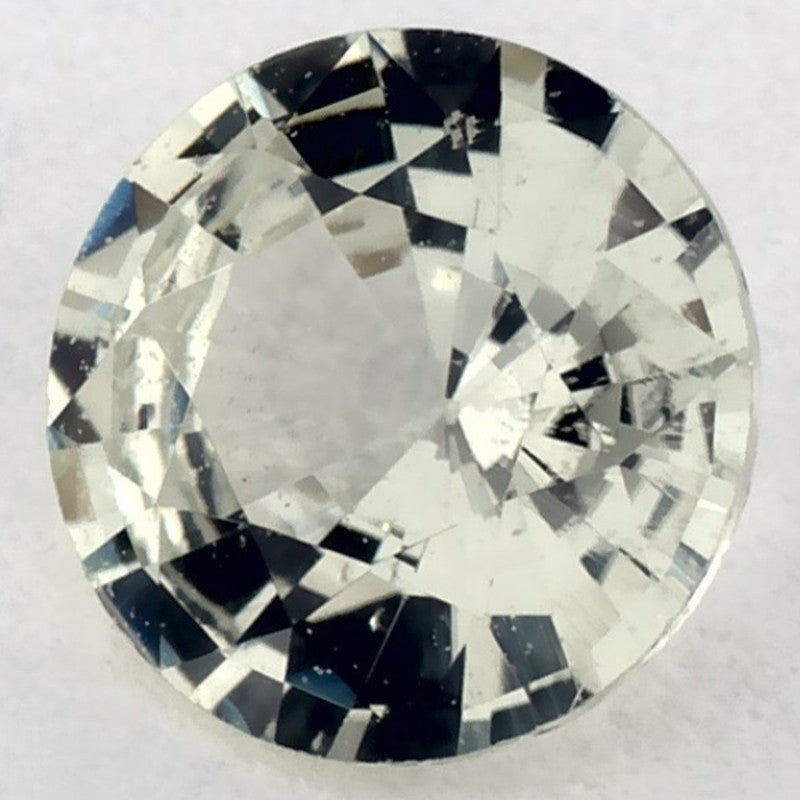 1.58 Carat Round Natural Green Sapphire