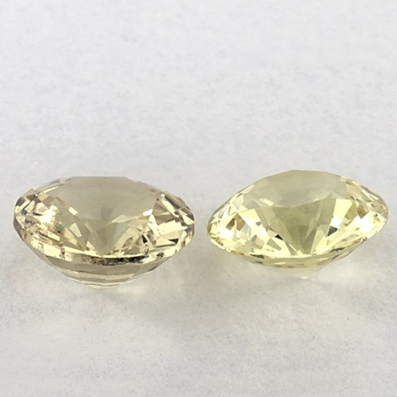 1.74 Carat Round Natural Yellow Sapphire