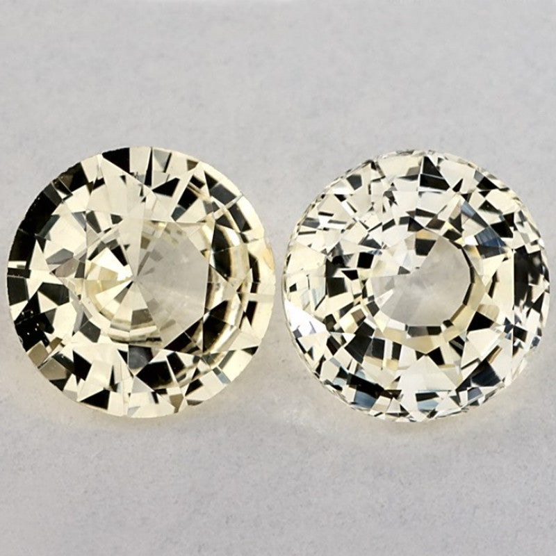 1.82 Carat Round Natural Yellow Sapphire