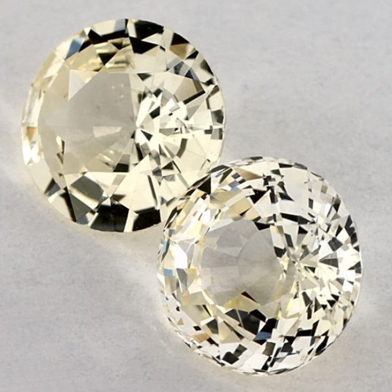 1.82 Carat Round Natural Yellow Sapphire