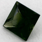 0.79 Carat Asscher Natural Green Sapphire
