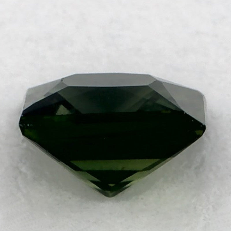 0.79 Carat Asscher Natural Green Sapphire