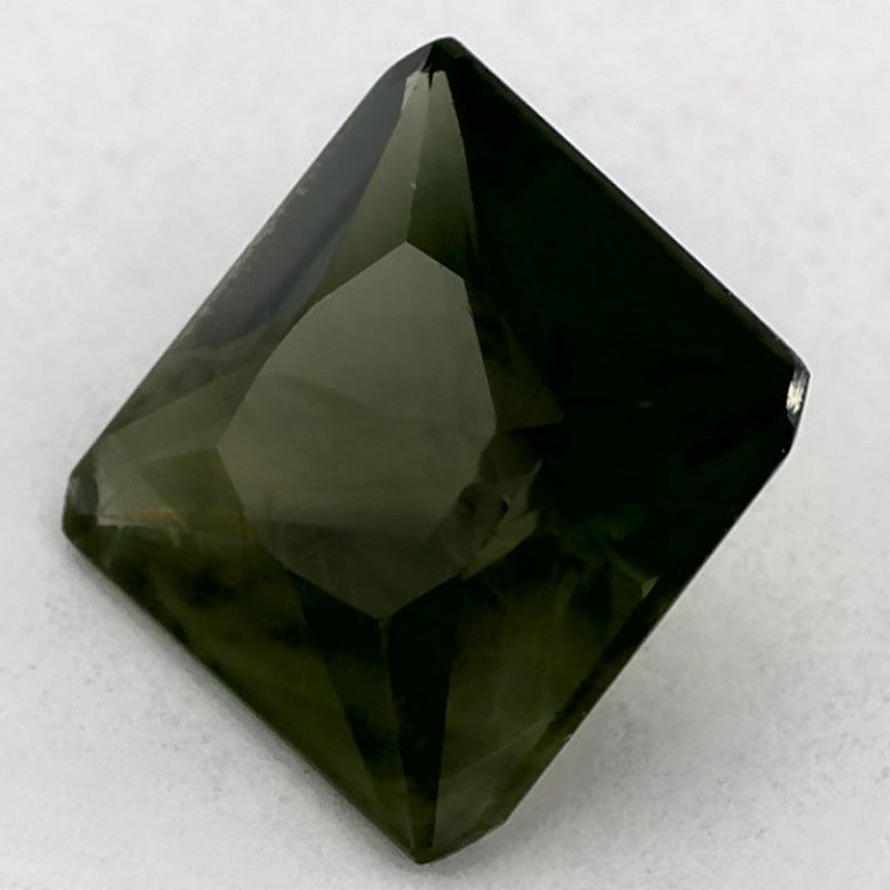 1.05 Carat Princess Natural Green Sapphire