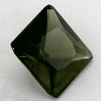 1.05 Carat Princess Natural Green Sapphire