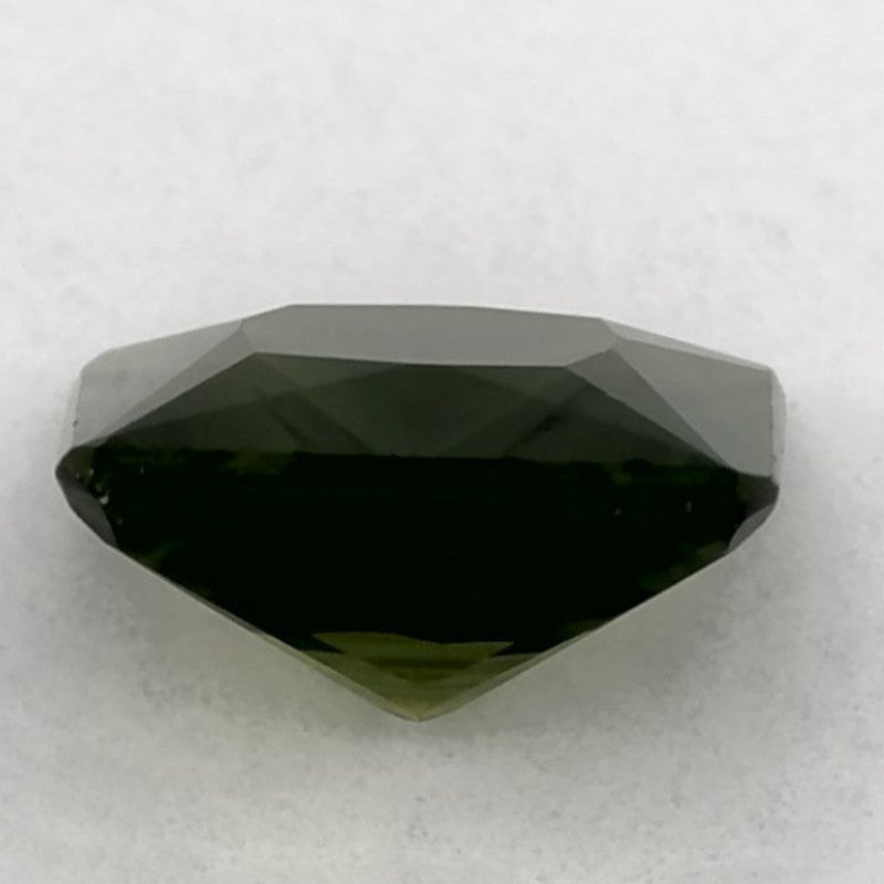 1.05 Carat Princess Natural Green Sapphire