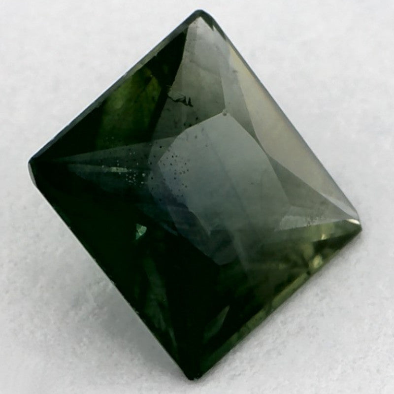 1.04 Carat Asscher Natural Blue Sapphire