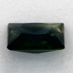 0.96 Carat Princess Natural Green Sapphire