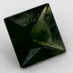1.19 Carat Princess Natural Green Sapphire