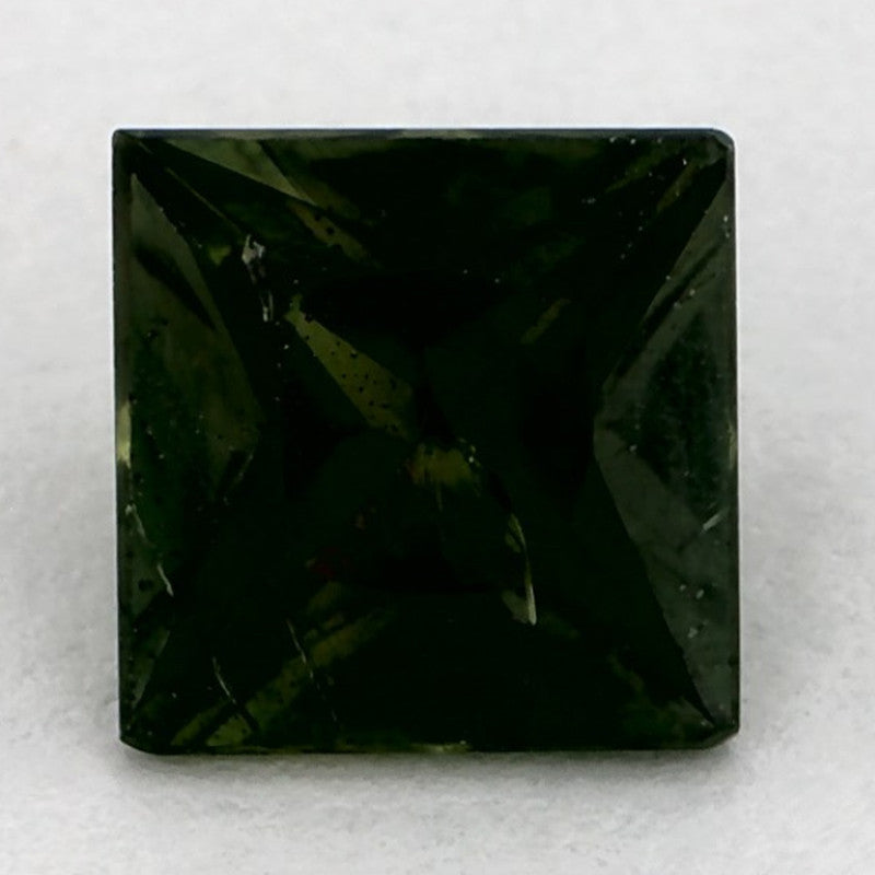 1.29 Carat Asscher Natural Blue Sapphire