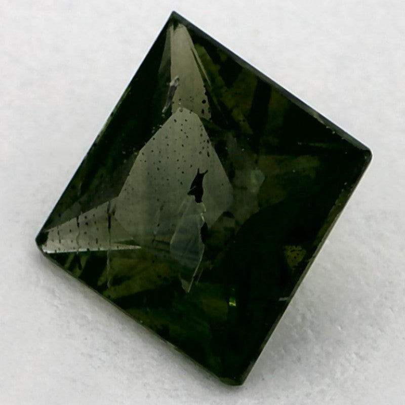 1.29 Carat Asscher Natural Blue Sapphire