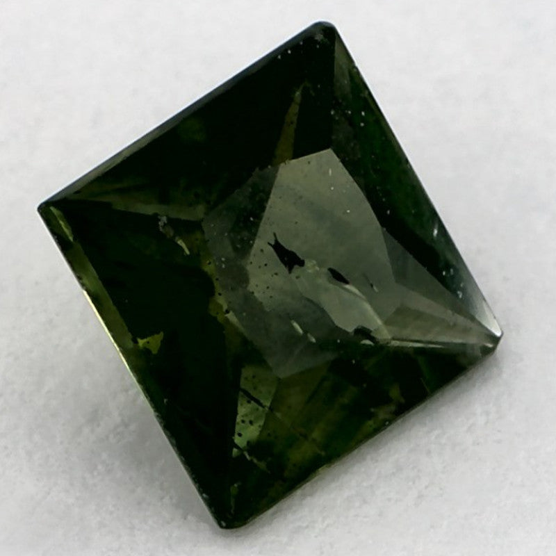 1.29 Carat Asscher Natural Blue Sapphire