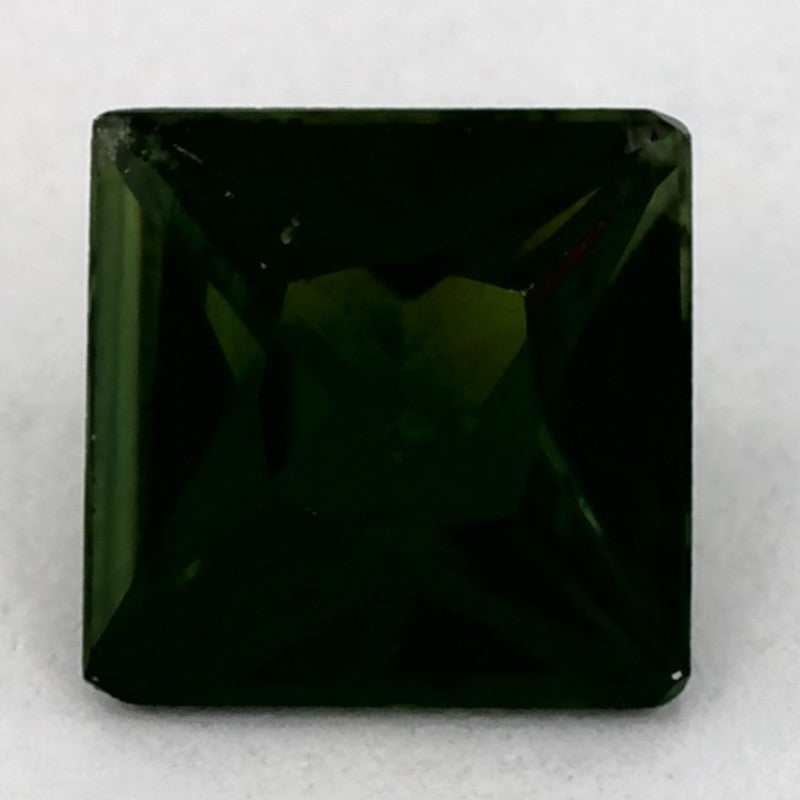 1.01 Carat Asscher Natural Green Sapphire