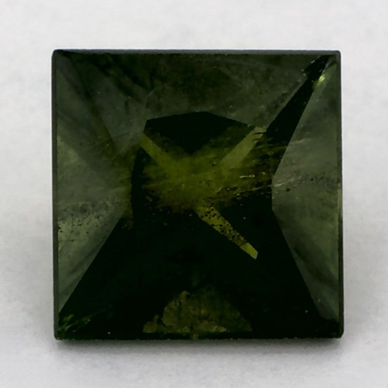 1.36 Carat Asscher Natural Blue Sapphire