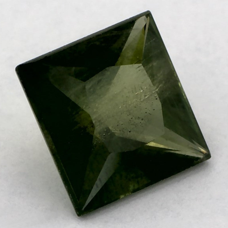 1.36 Carat Asscher Natural Blue Sapphire