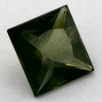 1.36 Carat Asscher Natural Blue Sapphire