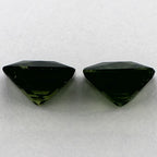2.42 Total Carat Weight Asscher Natural Green Sapphire