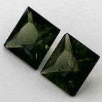 2.39 Carat Princess Natural Green Sapphire