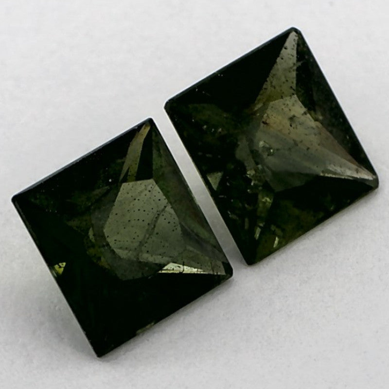 2.39 Carat Princess Natural Green Sapphire