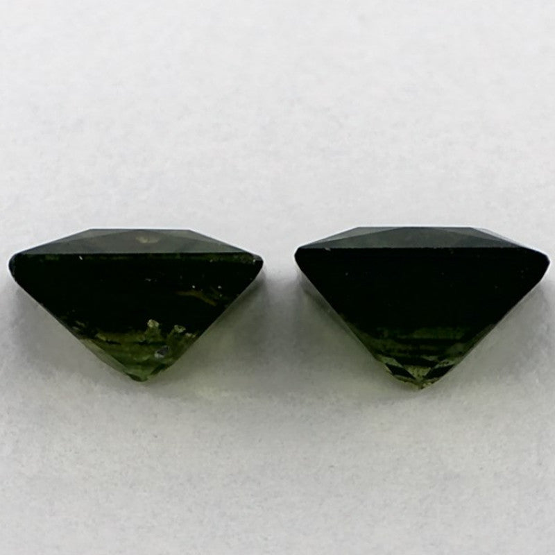 2.39 Carat Princess Natural Green Sapphire