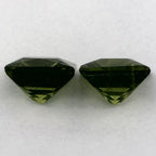 2.42 Total Carat Weight Asscher Natural Green Sapphire