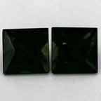 2.59 Carat Princess Natural Green Sapphire