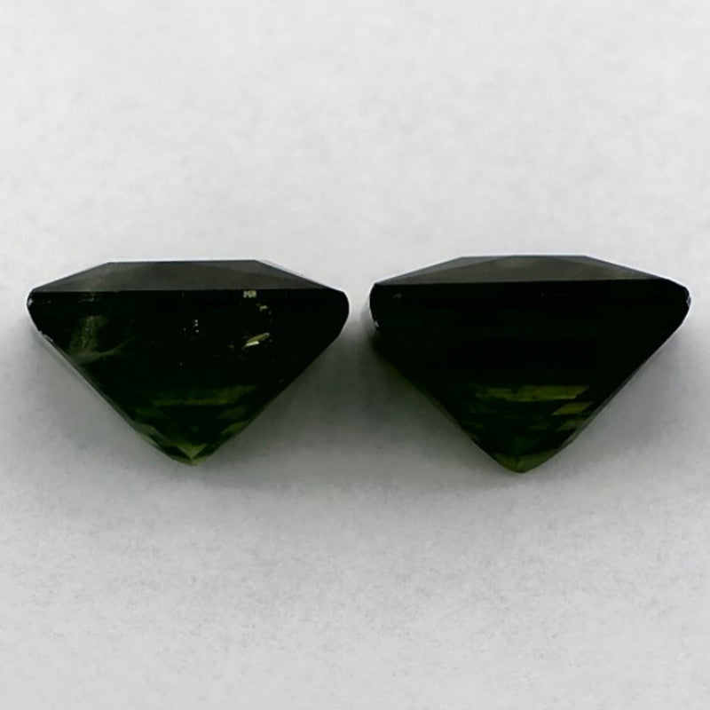 2.59 Carat Princess Natural Green Sapphire