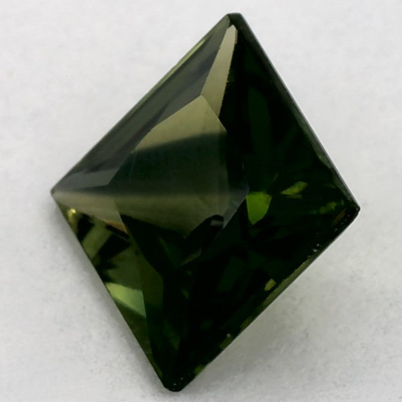 1.11 Carat Princess Natural Green Sapphire