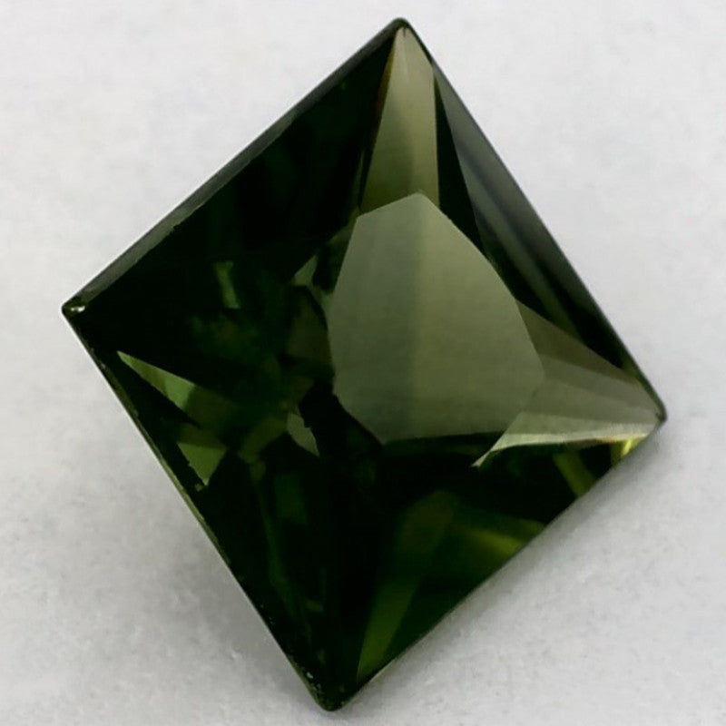 1.11 Carat Princess Natural Green Sapphire
