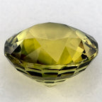 2.01 Carat Round Natural Green Sapphire