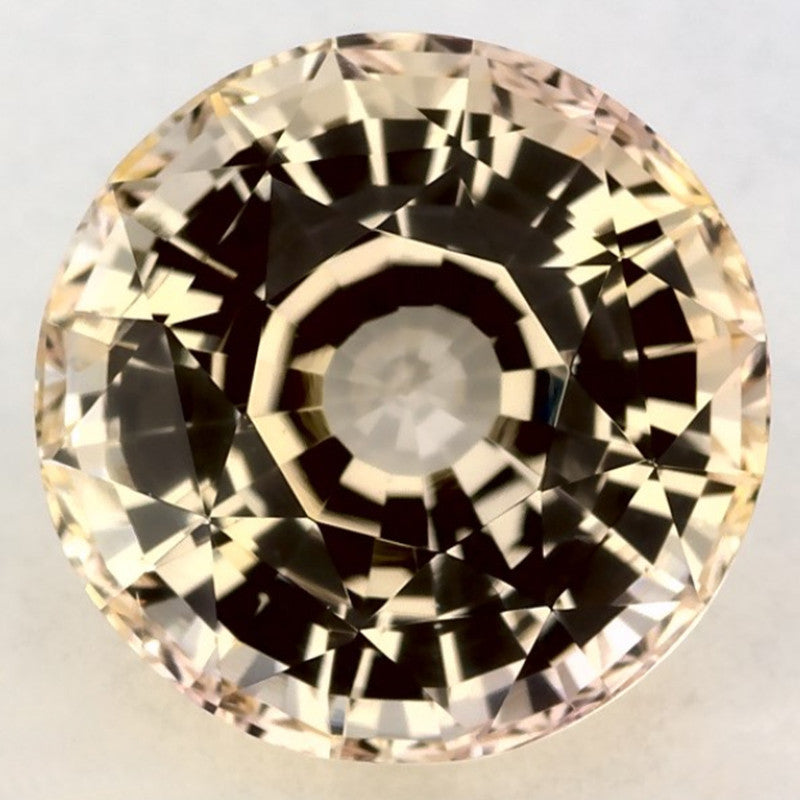 6.01 Carat Round Natural Yellow Sapphire
