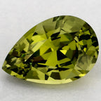 1.17 Carat Pear Natural Green Sapphire