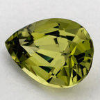 1.17 Carat Pear Natural Green Sapphire