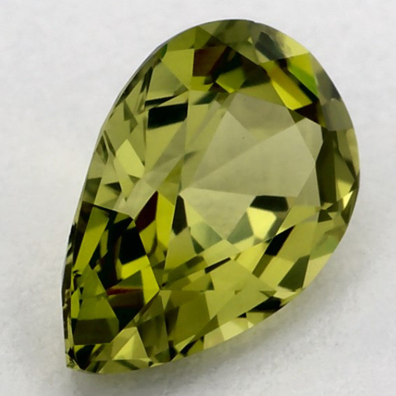 1.17 Carat Pear Natural Green Sapphire