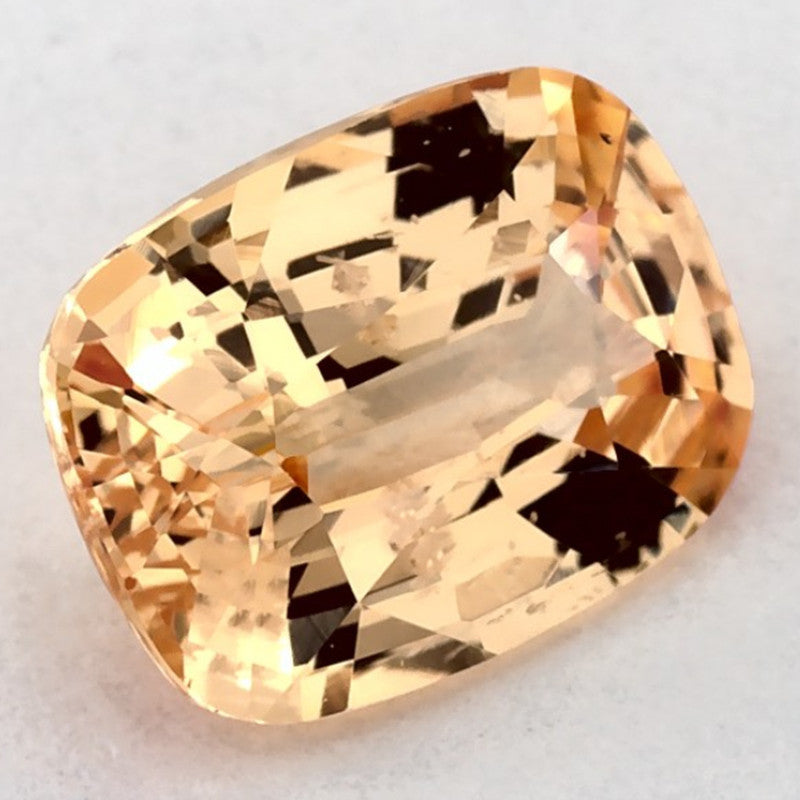 1.51 Carat Cushion Natural Yellow Sapphire