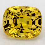 1.52 Carat Cushion Natural Yellow Sapphire